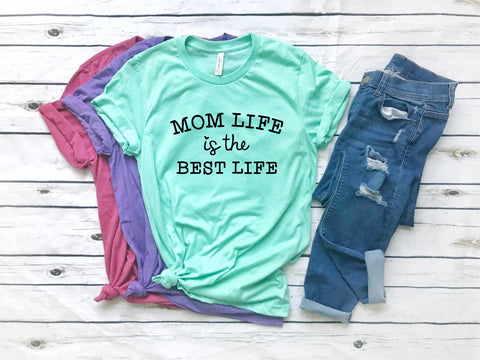 Screen Print Transfer - Mom Life is the Best Life (7sec@325)
