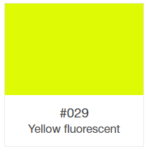 Oracal 6510 Fluorescent Cast Vinyl - 30 in x 50 yds - 30 in x 50 yds /  Yellow
