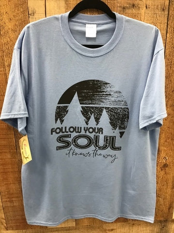 Screen Print Transfer - Follow Your Soul it knows the way (7sec@325)