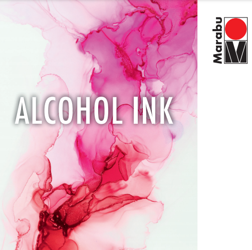 Marabu Alcohol Ink - Glitter Pink / Green / Gold