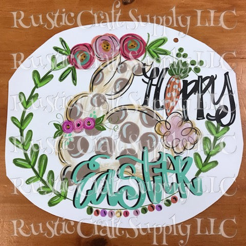 RCS Transfer 196 - Hoppy Easter Bunny & Floral