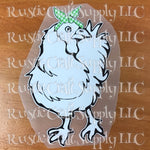 RCS Transfer 202 - Chicken with Green Gingham Bandana