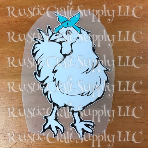 RCS Transfer 199 - Chicken with Teal Bandana