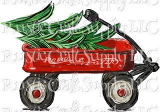 RCS Transfer 327 - Christmas Red Wagon