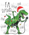 RCS Transfer 122 - Christmas Dinosaur