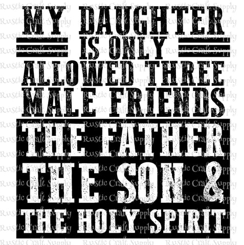 RCS Transfer 1290 - My daughter is only allowed three male friends The Father The Son & The Holy Spirit