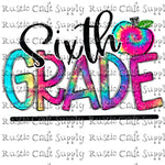 RCS Transfer 1634 - Sixth Grade Tie Dye with Apple