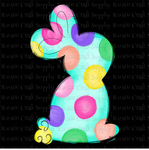 RCS Transfer 1677 - Polka dot Bunny - Multicolored