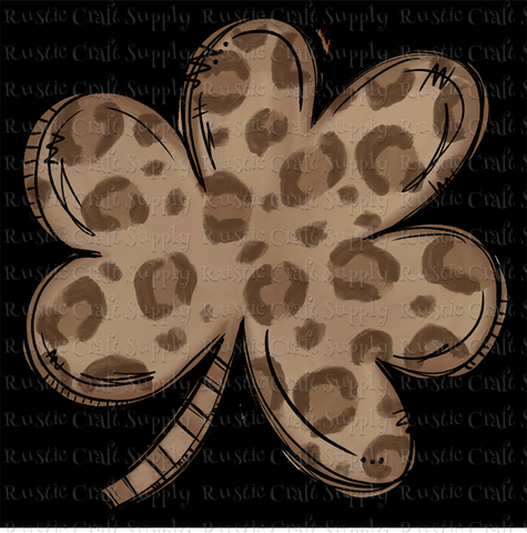 RCS Transfer 1679 - Leopard Shamrock Clover