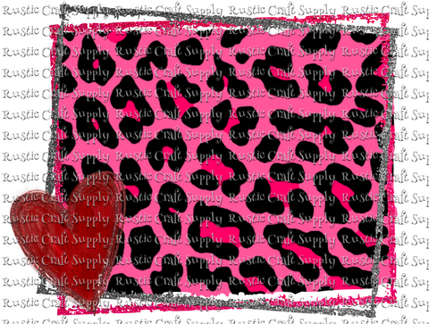 RCS Transfer 674 - Pink Leopard