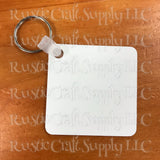 Sublimation Keychain Blanks - Double Sided