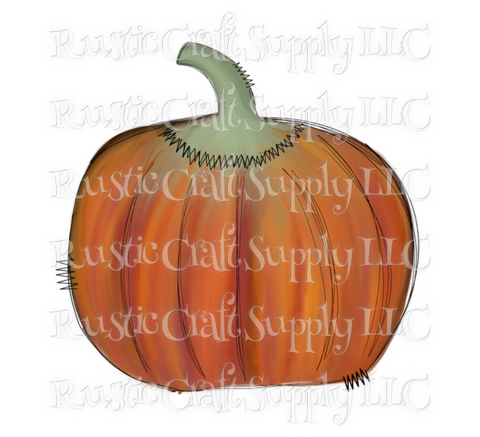 RCS Transfer 087 - Watercolor Pumpkin