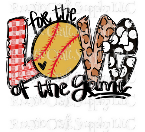 RCS Transfer 068 Softball - For the Love of the Game
