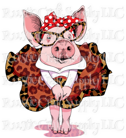 RCS Transfer 096 - Pig with Pink Tutu